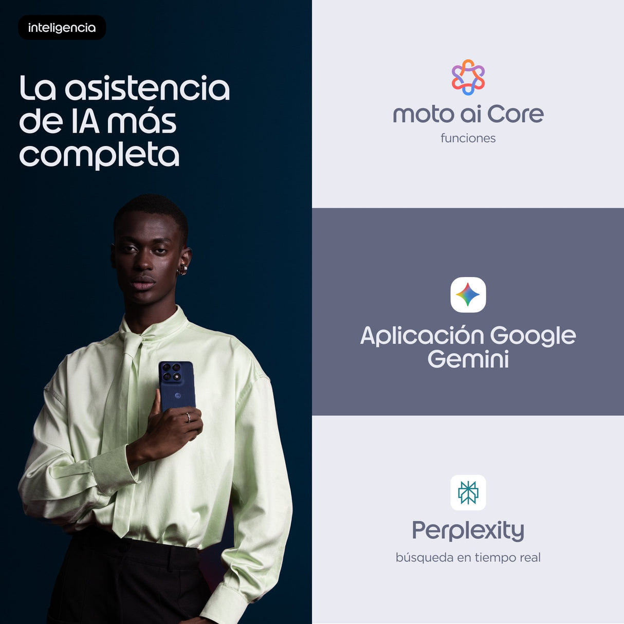 EAN 0840493615790 - Motorola edge 70 pro 17,2 cm (6.78") SIM doble Android 16.0 5G USB Tipo C 12 GB 512 GB 6500 mAh Azul oscu imagen 9