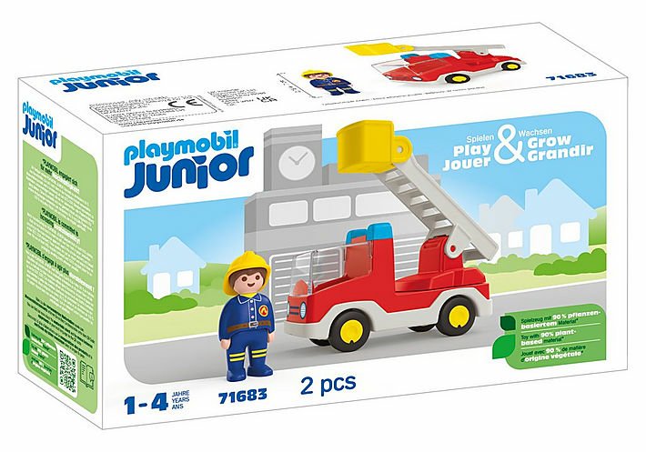 Playmobil Junior Camion De Bombero
