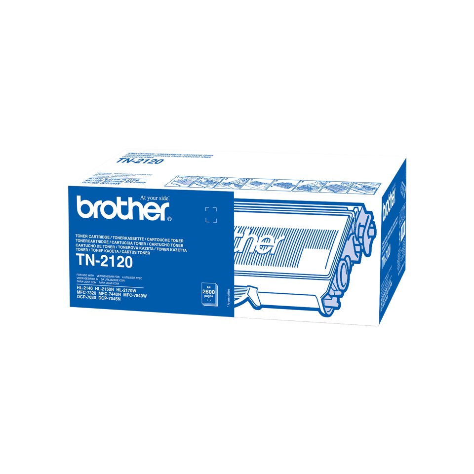 EAN 4977766654210 - Brother TN-2120 cartucho de tóner 1 pieza(s) Original Negro imagen 2