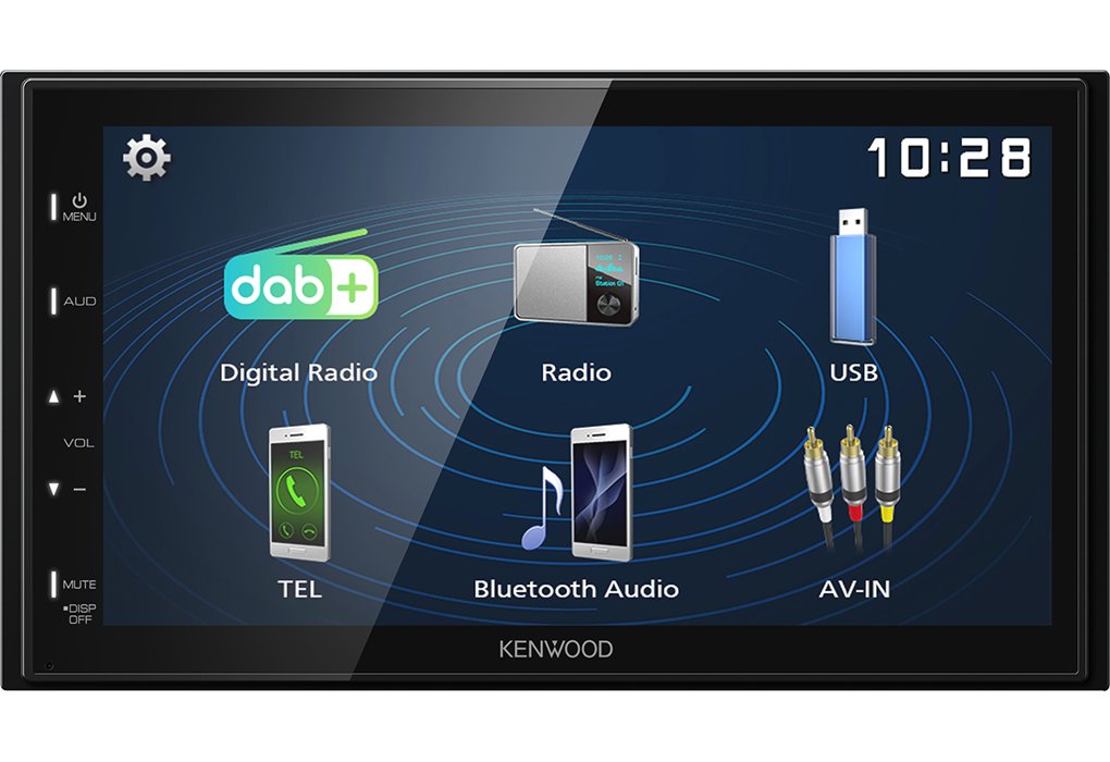 EAN 0019048238238 - Kenwood Electronics DMX129DAB receptor multimedia para coche Negro 64 W Bluetooth imagen 1