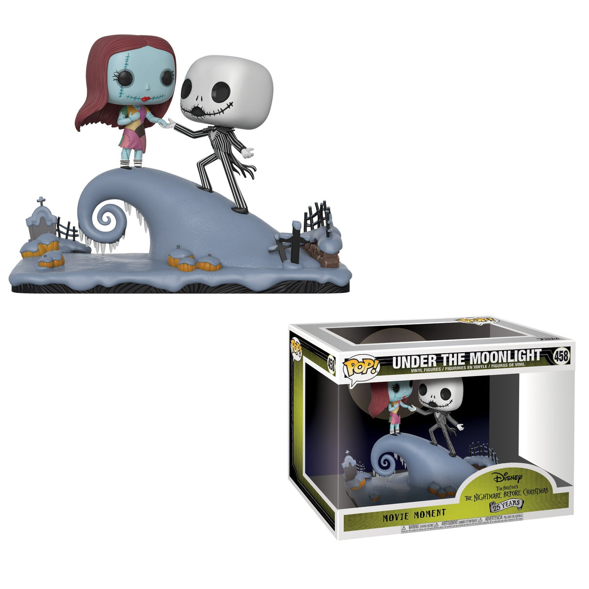 Figuras Pop Disney Pesadilla Antes De Navidad Jack And Sally On The Hill
