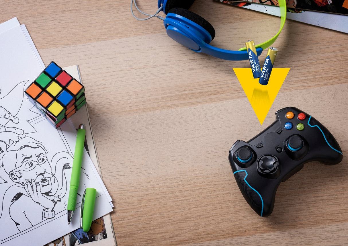 Pila Alcalina Varta Longlife Power Tipo Aaa Lr03 Pack 4