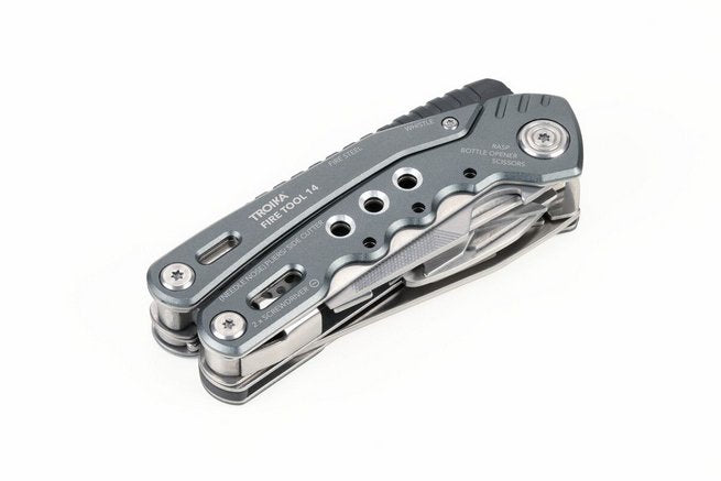 EAN 4024023202414 - TROIKA TOL45/GY alicate multiherramienta Llavero 14 herramientas Gris imagen 4
