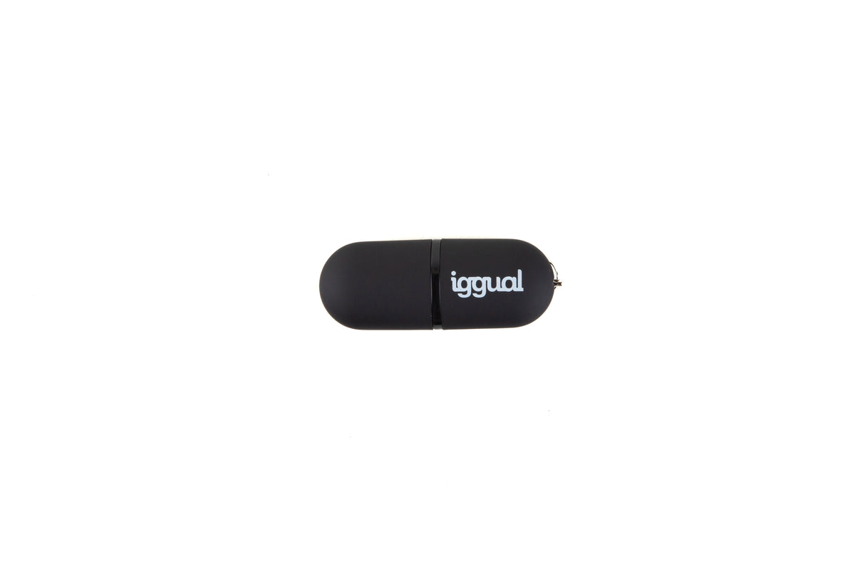 Iggual Lápiz Usb 2.0 16gb Pen16 Negro