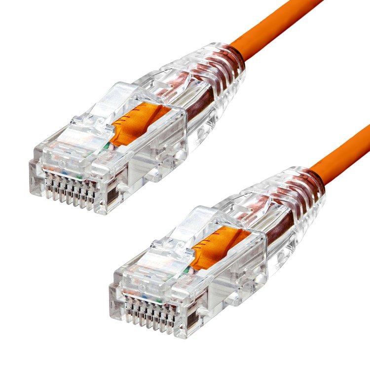 Proxtend Slim U/Utp Cat6 Lszh Awg 28 Orange 3m