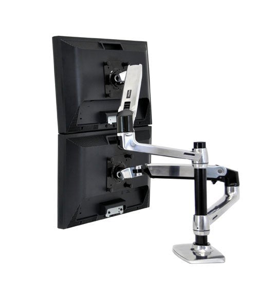 Kit De Extensión De Brazo Y Collar Ergotron Lx Aluminio Pulido