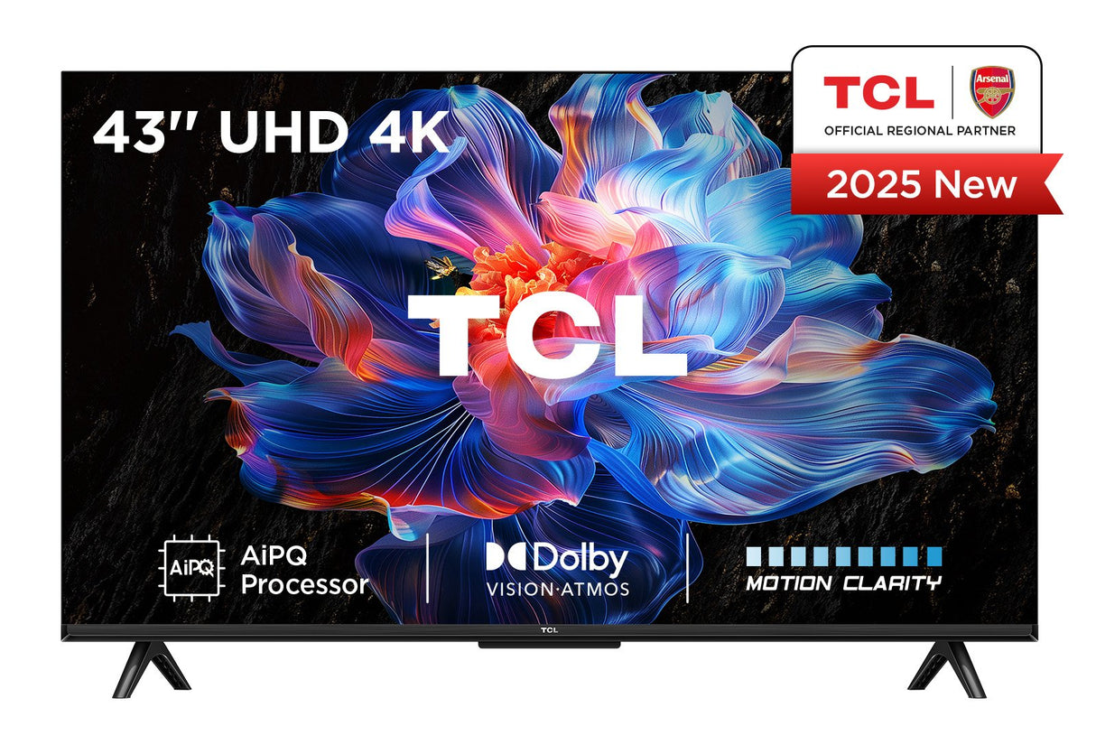 Televisor Tcl V6c 43v6c 43" 4k Ultra Hd Smart Tv Wifi Metálico 260 Cd / M² 43v6c