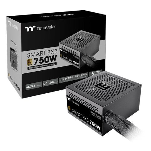 Fuente De Alimentación Thermaltake Smart Bx3 750w Negro, 2x Pcie, 750 Vatios Ps-Spd-0750nnfabe-3