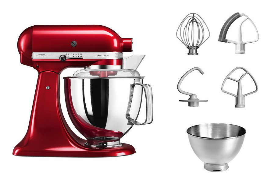 Robot De Cocina Kitchenaid Artisan 300 W 4,8 L Rojo