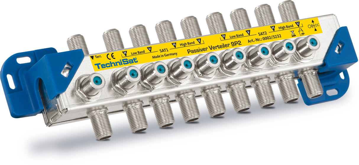 EAN 4019588232327 - TechniSat 9P2 Divisor de señal para cable coaxial Plata imagen 2
