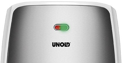 Sandwichera Unold Quadro 1100 W Plata, Blanco