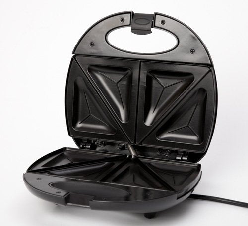 Sandwichera Adler Ad 3015, 750 W Negro, Plata