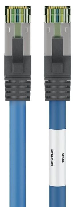 Goobay 45658 Cable De Red 0,5 M Cat8.1 S/Ftp (S-Stp) Azul