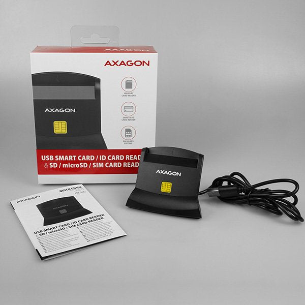 Lector De Tarjetas Interno Axagon Cre-Sm2, Usb / De 4 Ranuras (Eoc?Anka) + Sd / Microsd / Sim