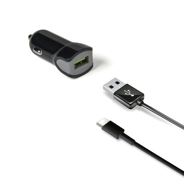 EAN 8021735723899 - Celly CCUSBTYPEC cargador de dispositivo móvil Smartphone, Tableta Negro Encendedor de cigarrillos Auto imagen 1