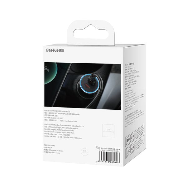 Baseus Golden Contactor Pro, 2x Usb-C, 40w (Szara)