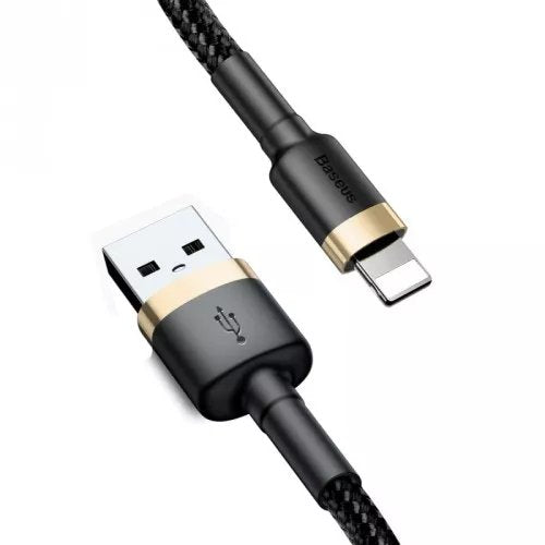 EAN 6953156275034 - Baseus CALKLF-CV1 cable de conector Lightning 2 m Negro, Oro imagen 1