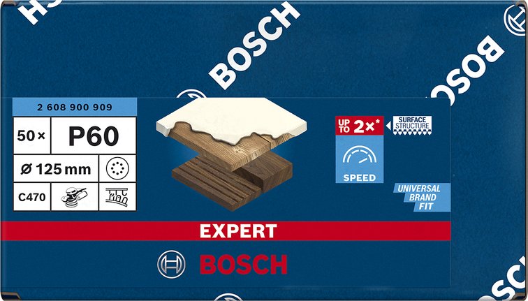 EAN 4059952542478 - Bosch Expert C470 50 pieza(s) Disco de lijado imagen 3