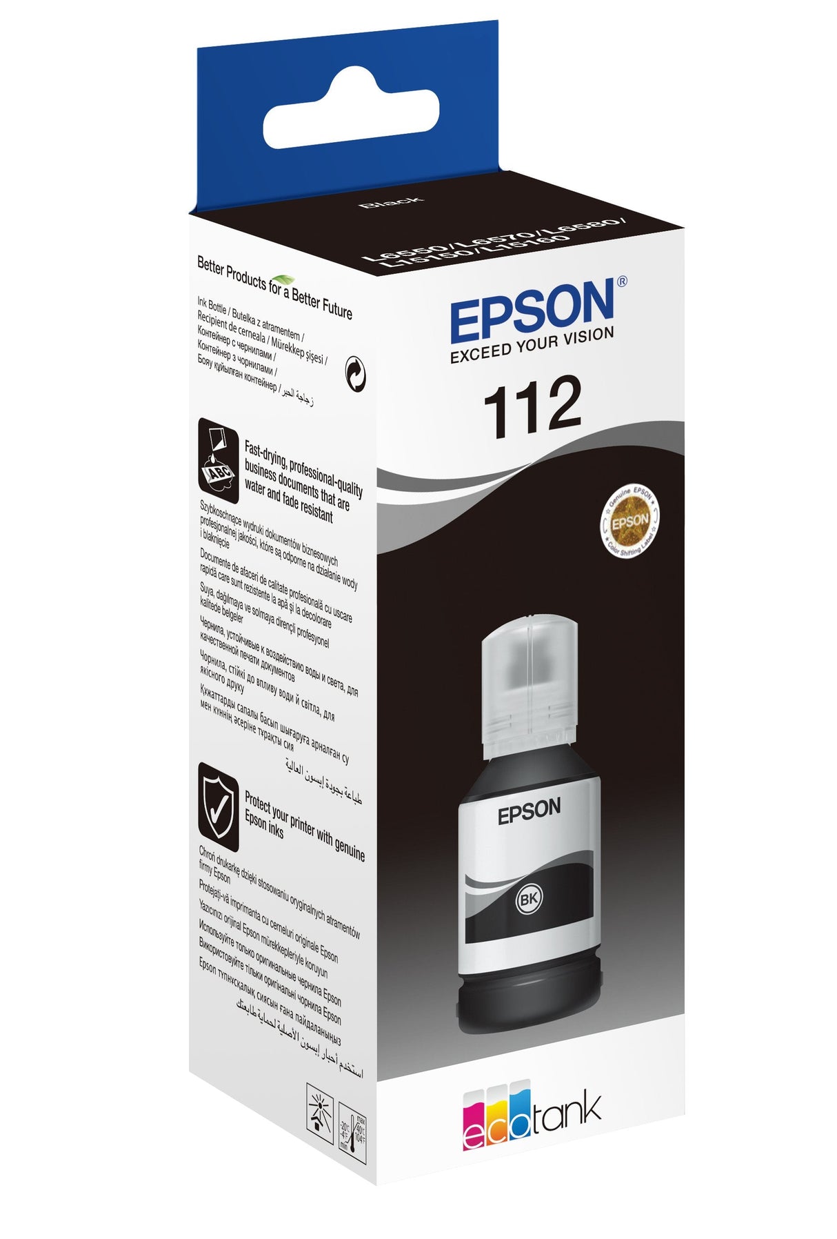 Epson Ecotank 112 Original Negro