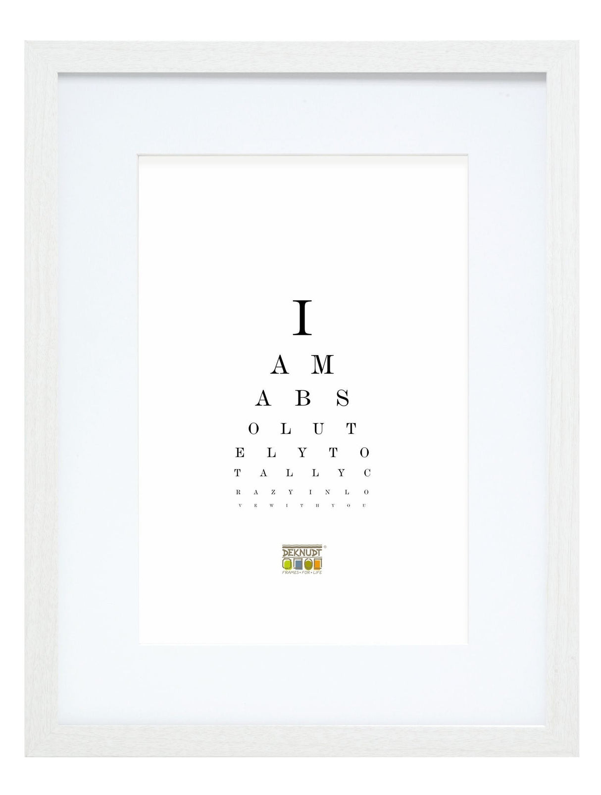 Deknudt S66kf1 P1 30x40 Madera Blanco W. Passepartout