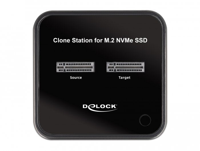 Delock M.2 Dockingstation Para 2 X M.2 Nvme Pcie Ssd Con Funcion Clon