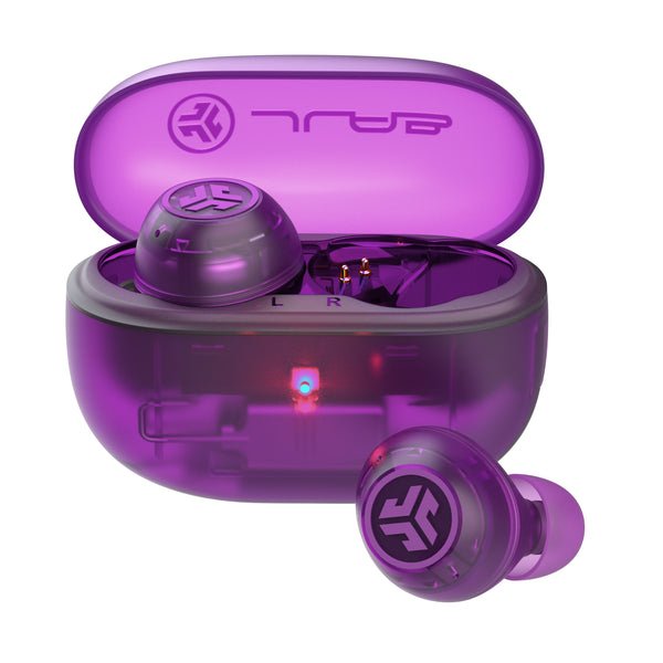 Auriculares Jlab Go Pop Anc True Wireless Stereo (Tws) Bluetooth Púrpura, Transparente