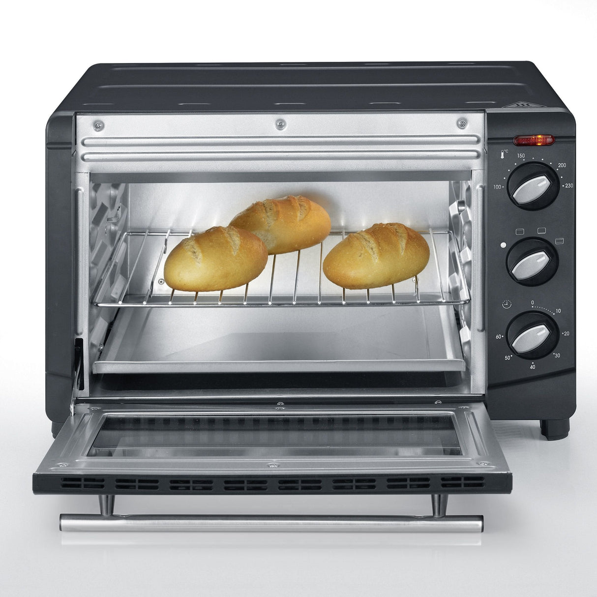 EAN 4008146034954 - Severin TO 2067 horno tostador 20 L 1500 W Negro Parrilla imagen 2