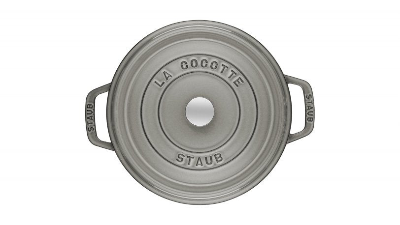 Staub La Cocotte 20cm Redondo, Gris Grafito, Hierro Fundido
