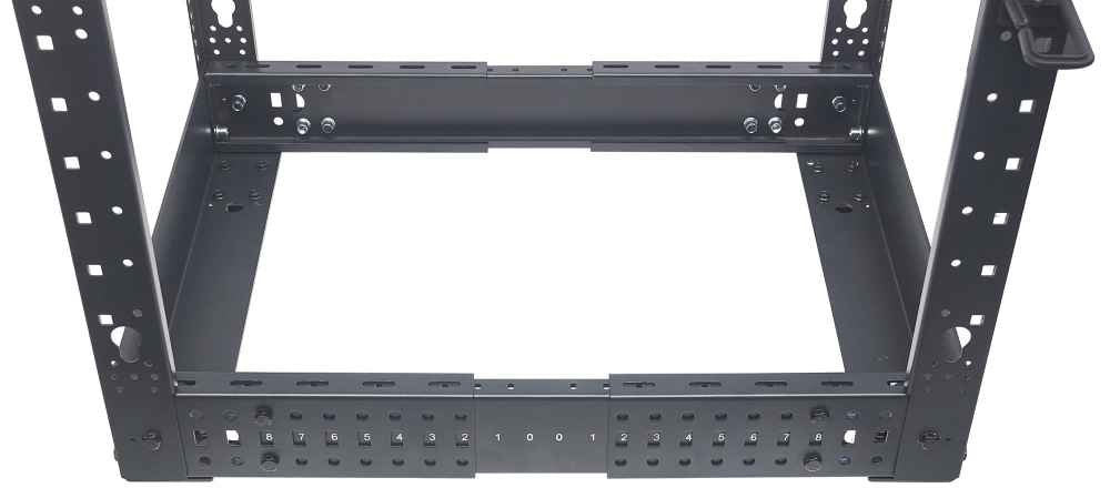 Intellinet 19" 4-Pfomen Laborgemell 45he Flatpack. Negro