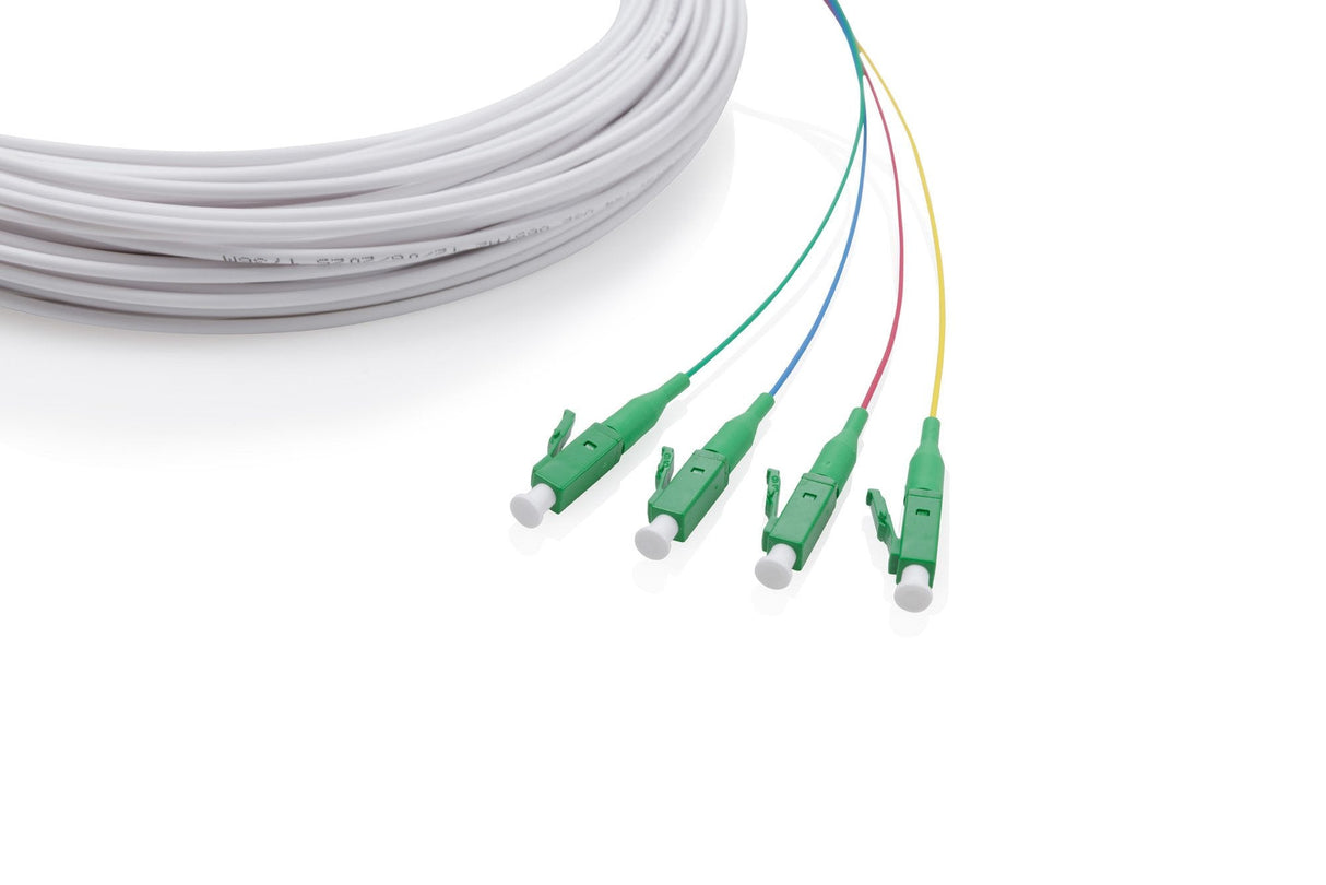 Ftth Drop Cable, Singlemode, 4 Fasern, 4 Lc Apc, 50 M