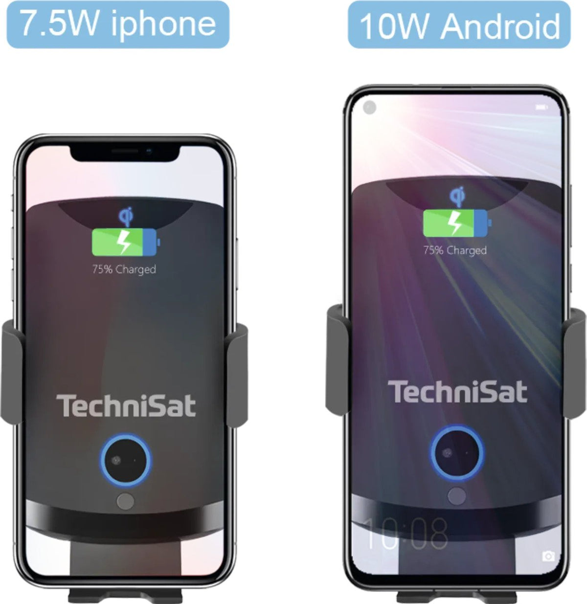 EAN 4019588769762 - TechniSat SMARTCHARGE 2 Soporte activo para teléfono móvil Teléfono móvil/smartphone Negro imagen 3