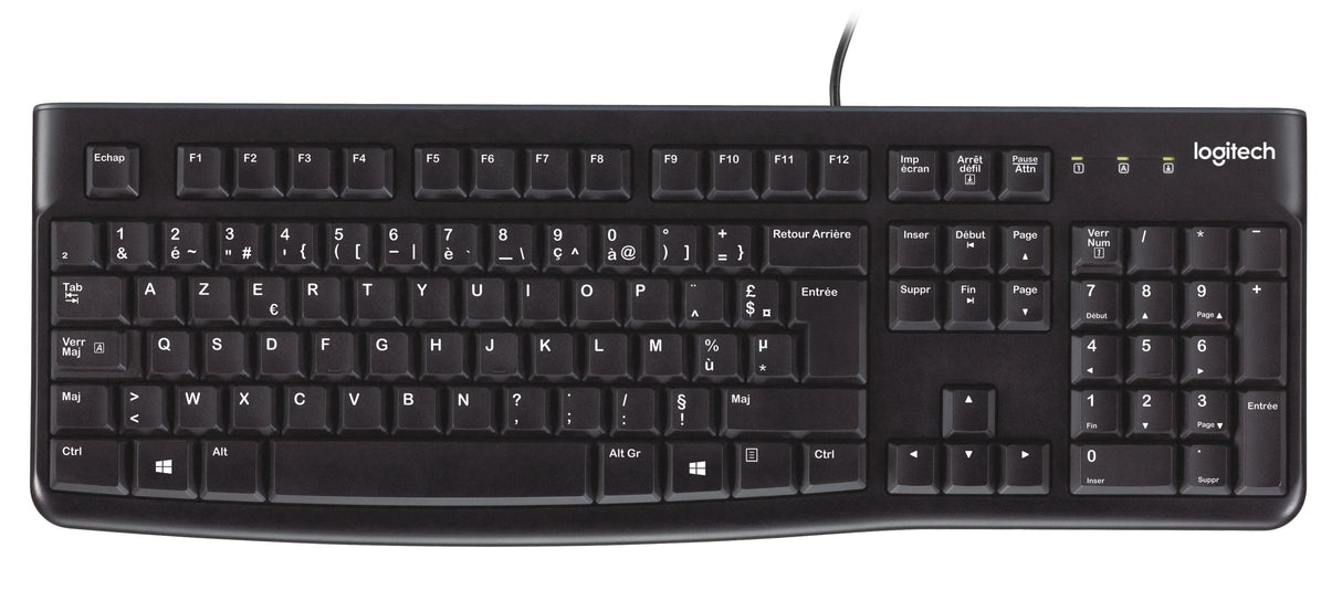 Teclado Logitech K120 Usb Negro Belga