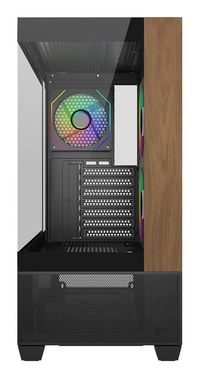 EAN 4719512160879 - Cooler Master Elite 690 Wood Midi Tower Negro imagen 2