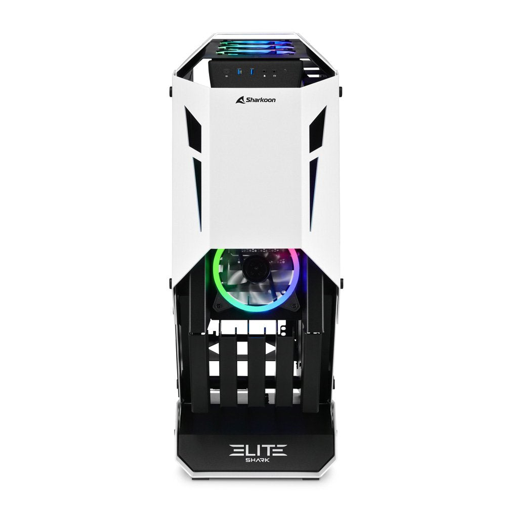 Caja Pc Sharkoon Gaming Elite Shark Ca700 Blanco
