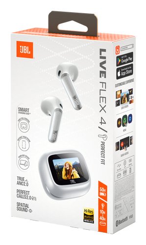 Jbl Live Flex 4, Kabellose In-Ear-Kopfhörer Con Bluetooth, 50 Std. Akkulau