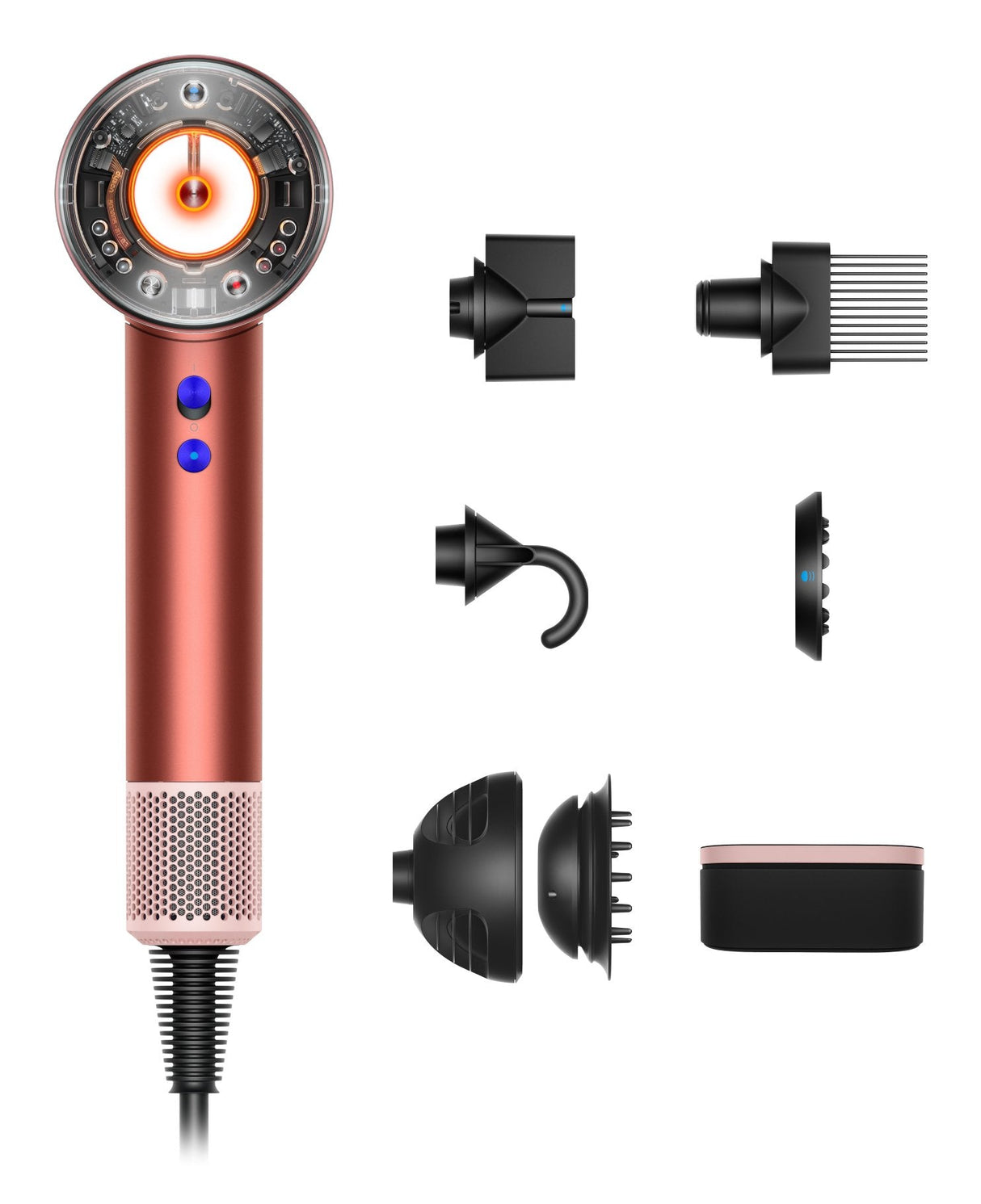 Secador De Pelo Dyson Hd16 Supersonic Nural - Cobre Fresa/Rosa Ruborizado