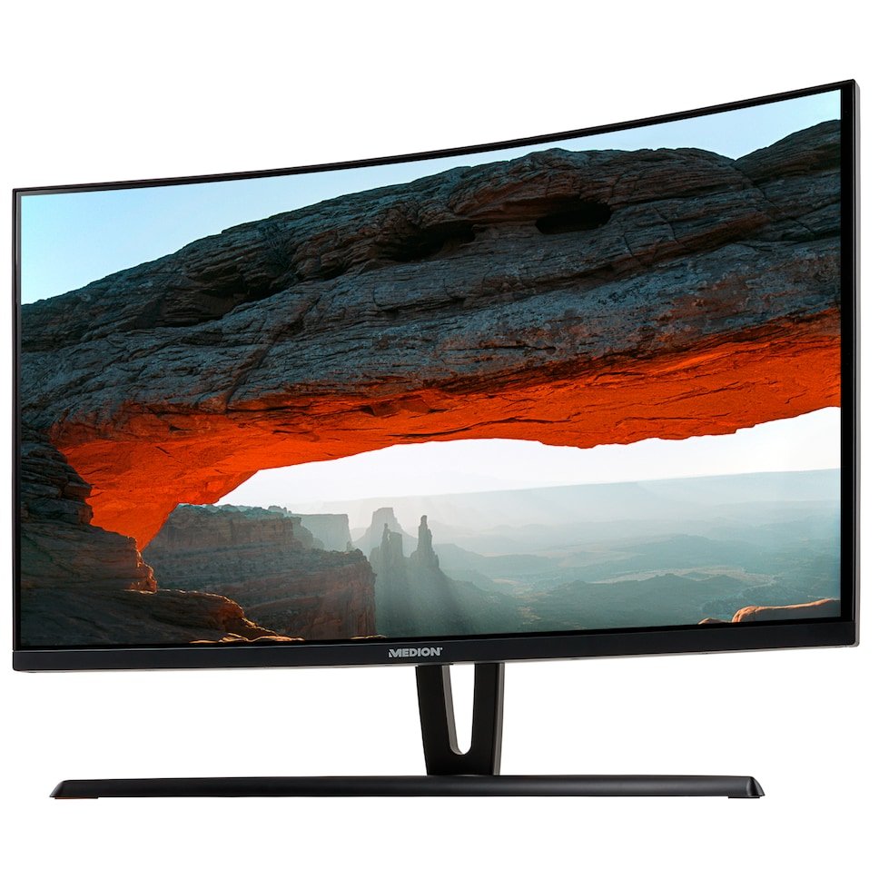 Medion Akoya P52710 Monitor 27" Curvo Fullhd - Respuesta 4ms - 2 Altavoces Integrados - Angulo De Vision 178â° - Hdmi,