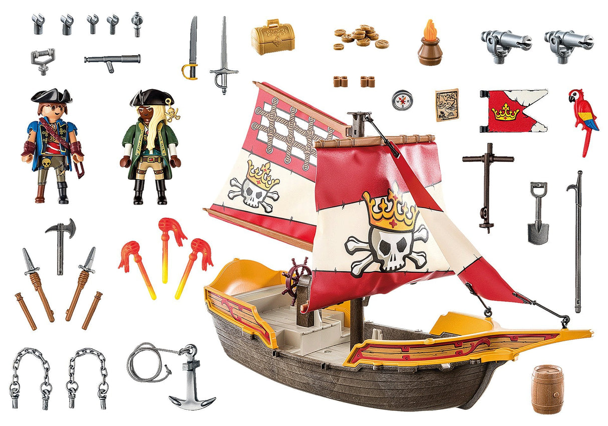 Playmobil Piraci 71418 Statek Piracki