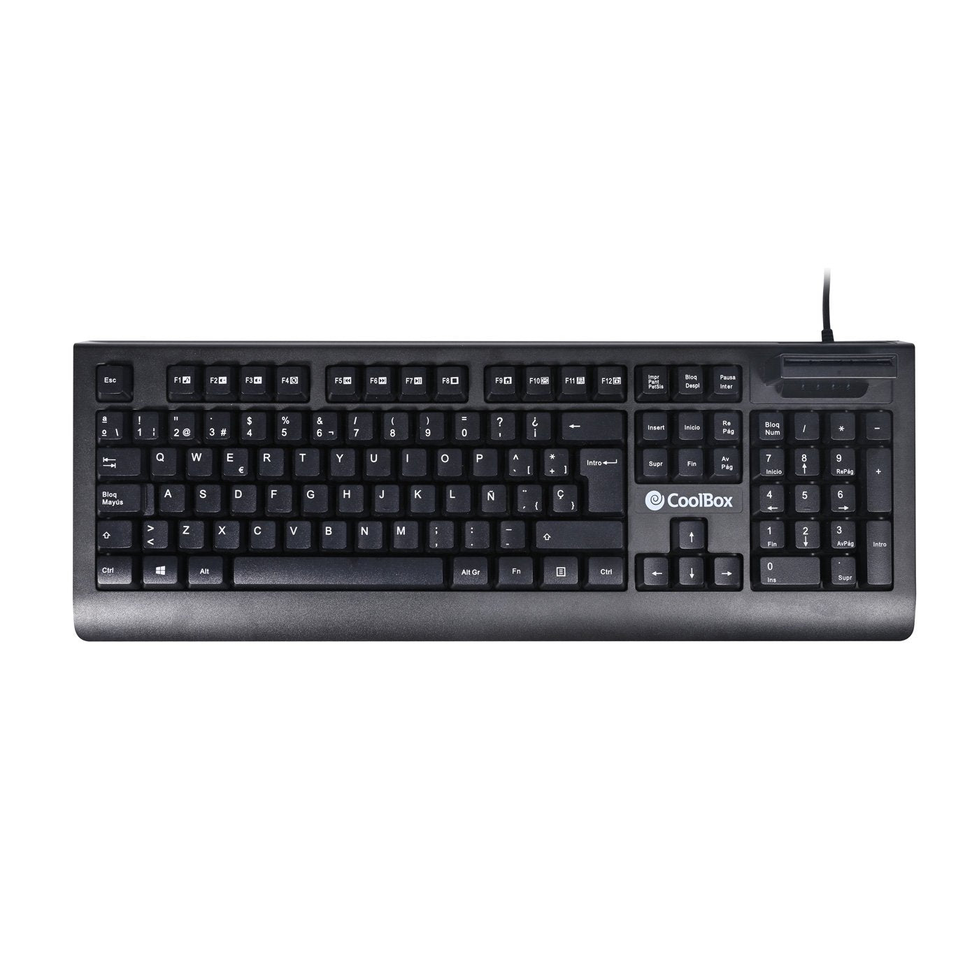 EAN 8436556141980 - CoolBox COO-TEC04DNI teclado Oficina USB QWERTY Español Negro imagen 1