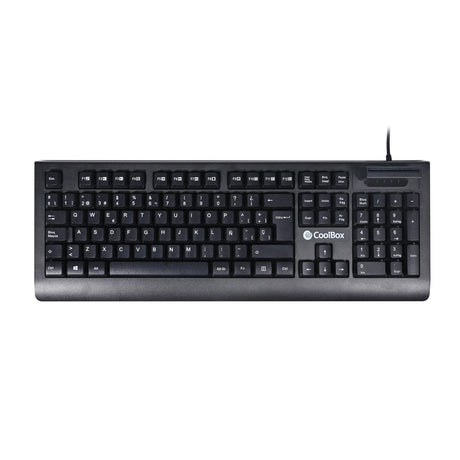 EAN 8436556141980 - CoolBox COO-TEC04DNI teclado Oficina USB QWERTY Español Negro imagen 1