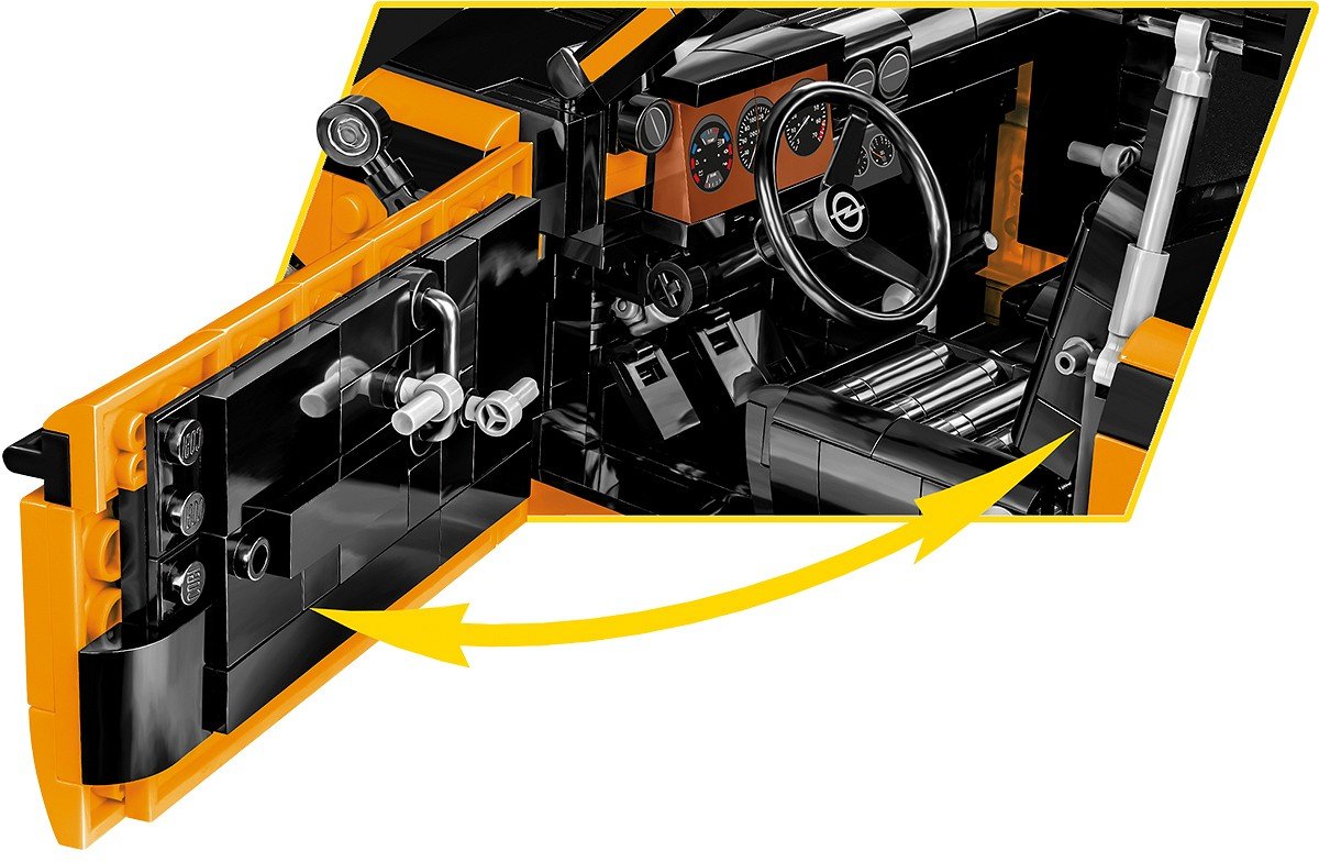 Cobi Opel Manta A Gt/E 1974, Escala De Juguetes De Construcción 1:12 Cobi-24349