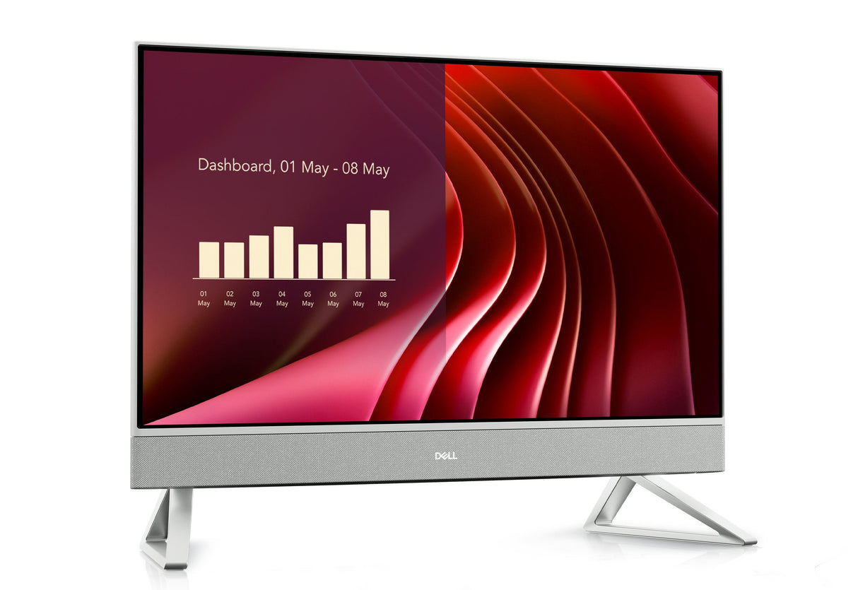 Dell 24 All-In-One Ec24250 Todo En Uno Core 7 150u / Hasta 5.4 Ghz Ram 16 Gb Ssd 1 Tb Nvme Intel Graphics Gigabit Ethernet Bluetooth Ieee 802.11ax (Wi-Fi 6e) Win 11 Pro Monitor: Led 23.8" 1920 X 1080 (Full Hd) @ 100 Hz Blanco Perla B