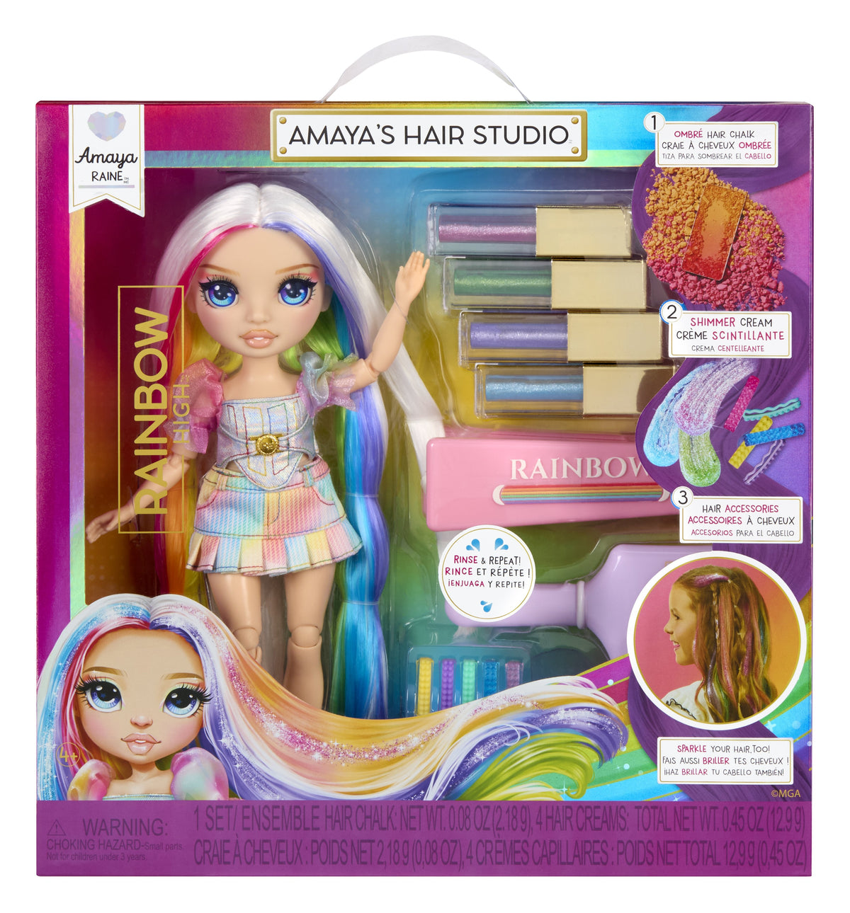 Mga Entertainment Mga Rainbow High Hair Studio Refresh 124276-Euc