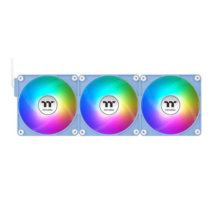 Ventilador Pc Thermaltake Ct140 Ex Argb Sync Cooling Fan Azul Claro, Paquete De 3 Cl-F197-Pl14bu-A