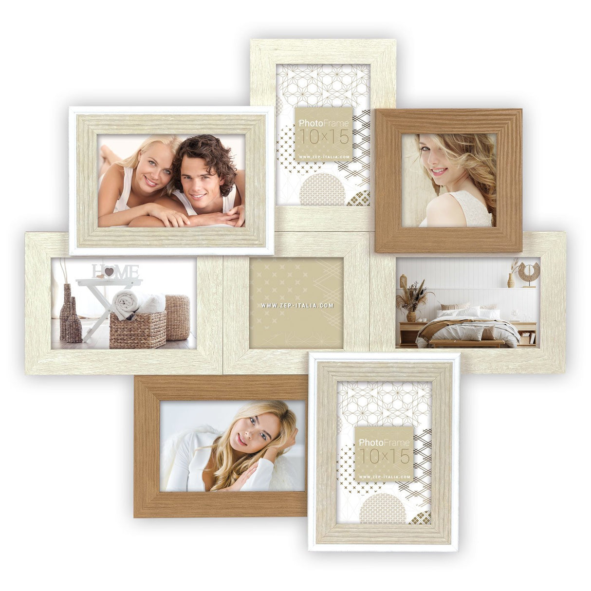 EAN 8020912073444 - ZEP Livigno Marco digital Marrón, Blanco, Madera imagen 1