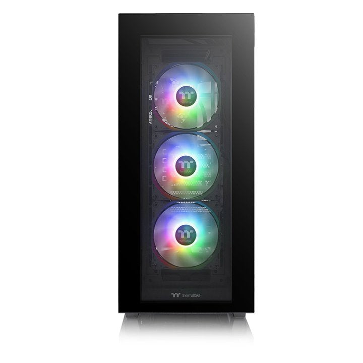 Caja Pc Thermaltake Divider 500 Tg Argb, Tower-Gehäuse Schwarz, Tempered Glass