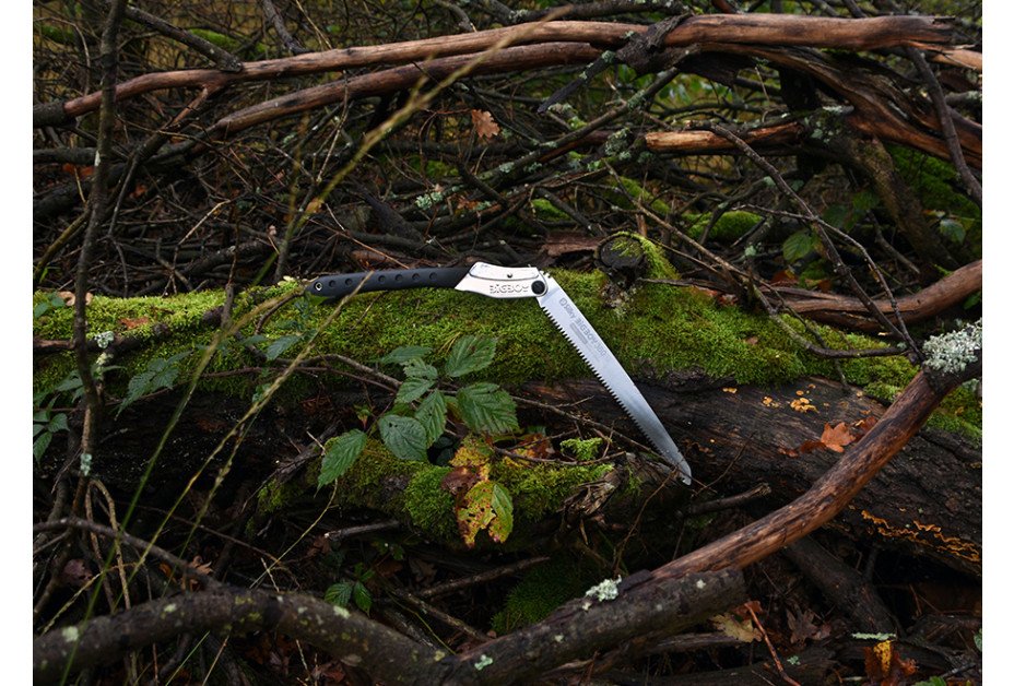 Serrucho Silky Ksi635036 Plegable De Corte Por Tracción 36 Cm Negro, Acero Inoxidable