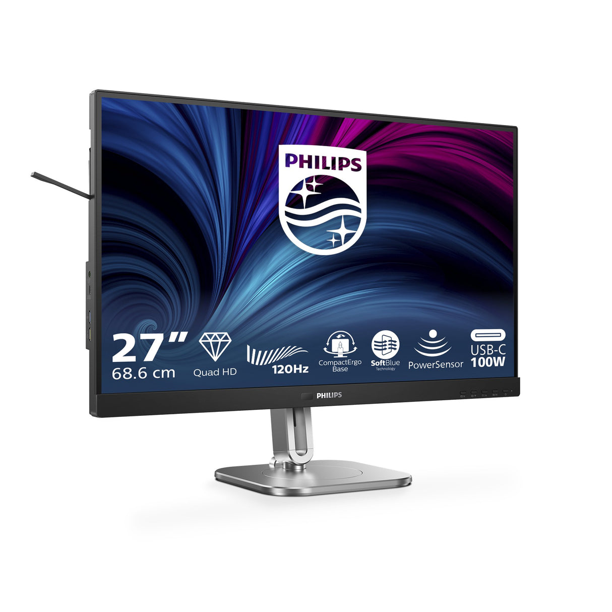 EAN 8721038002447 - Philips 27B2U4601/00 pantalla para PC 68,6 cm (27") 2560 x 1440 Pixeles Quad HD LCD Gris imagen 5