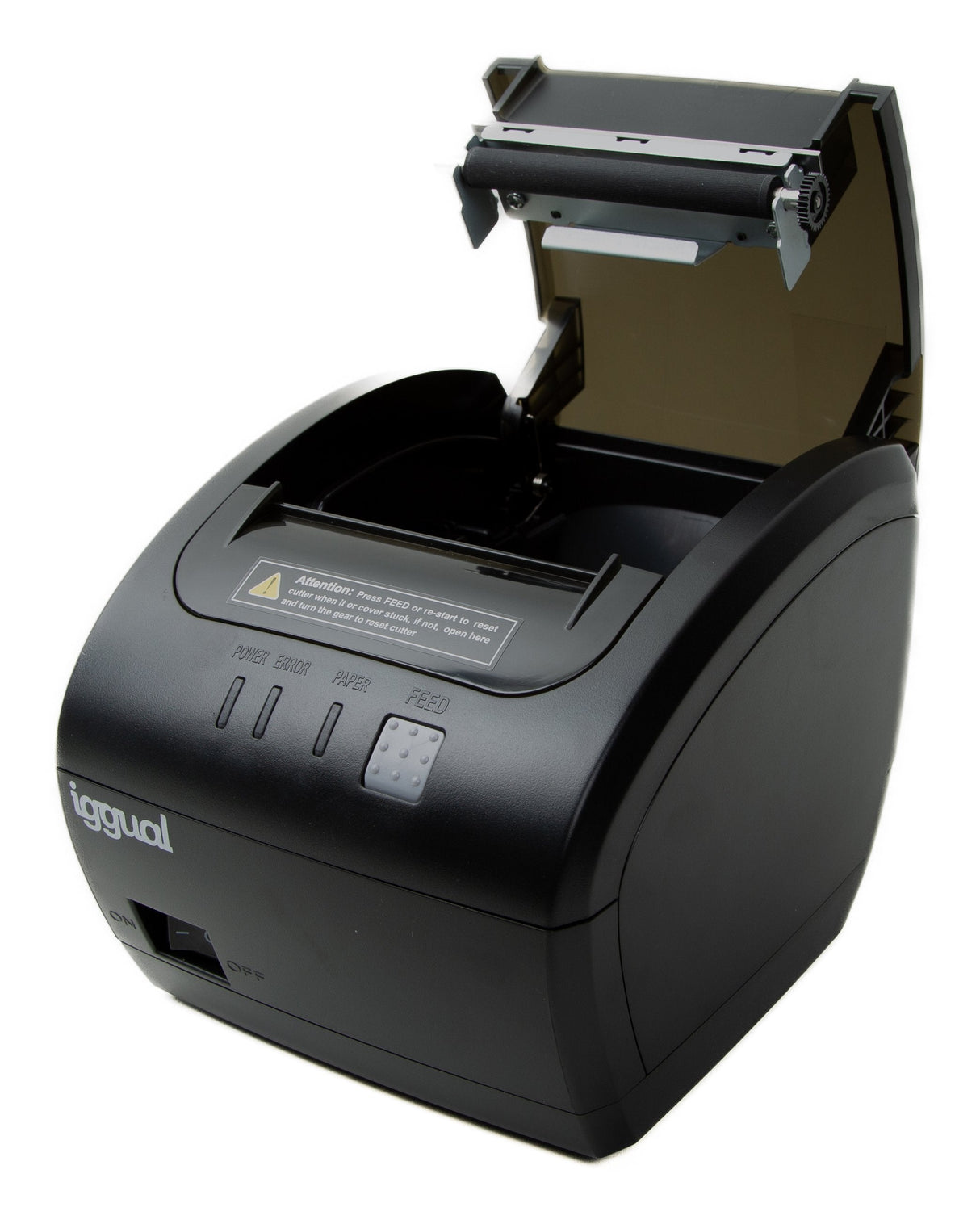 Iggual Impresora Térmica Tp7001 Usb+Rj45 Negro