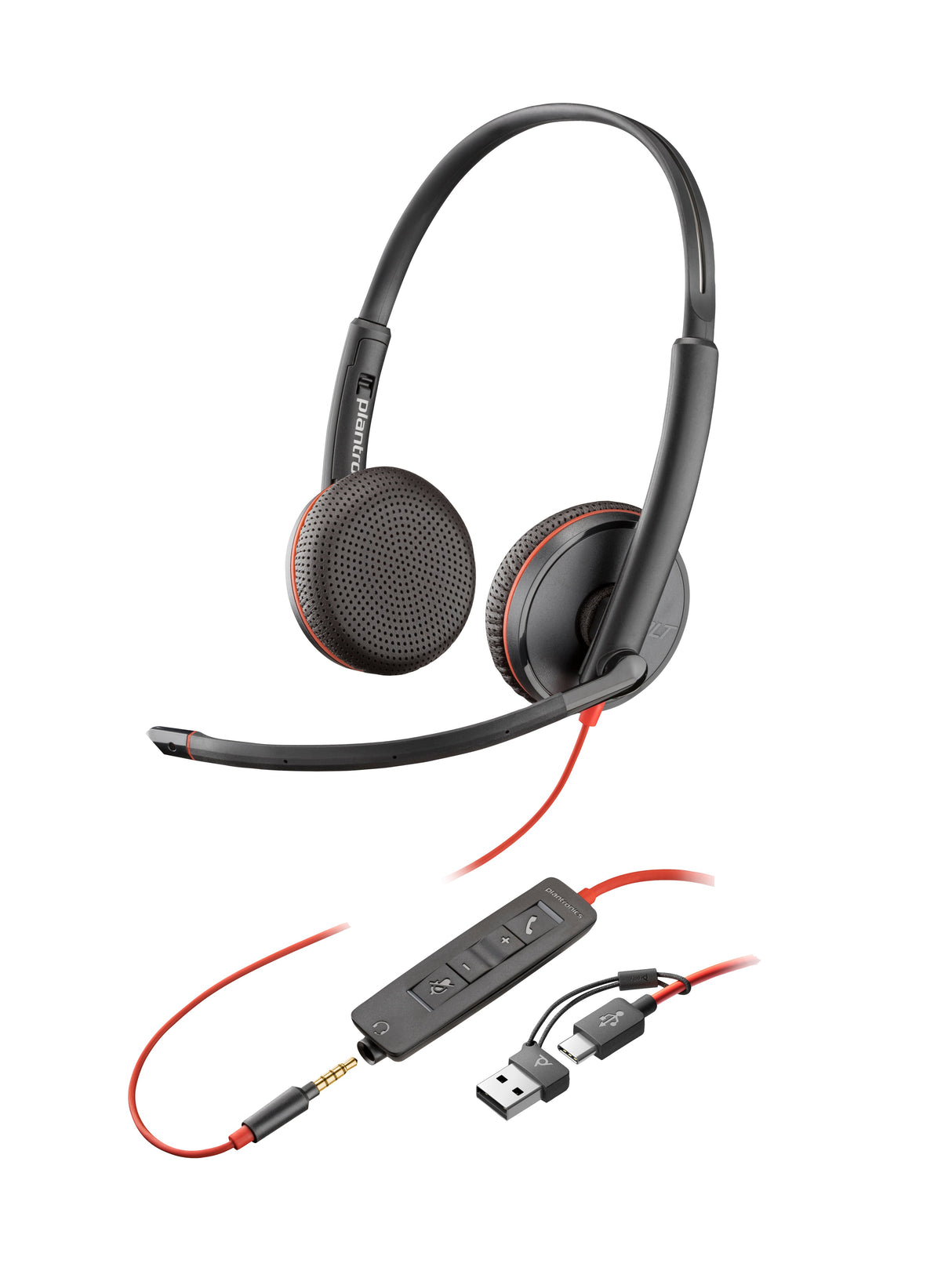 EAN 0197498429410 - HP Poly Blackwire 3225 Stereo USB-C Headset +3.5mm Plug +USB-C/A Adapter Alámbrico Diadema Oficina/Centro imagen 2
